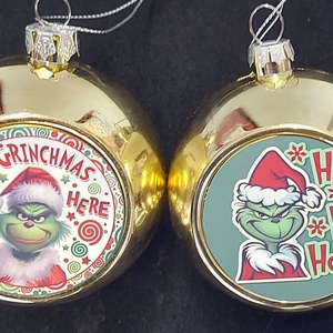 Egyedi képes karácsonyfadísz  - karácsony - karácsonyi lakásdekoráció - karácsonyfadíszek - Meska.hu