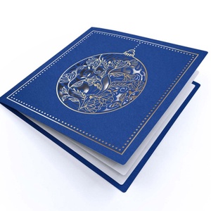 Karácsonyi képeslap egyedi grafikával, kivágással - karácsony - karácsonyi ajándékozás - karácsonyi képeslap, üdvözlőlap, ajándékkísérő - Meska.hu