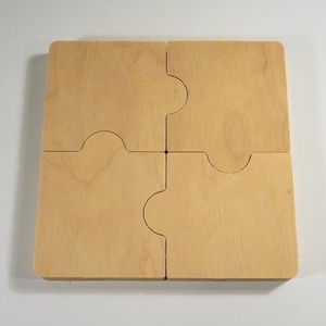 Puzzle alap rétegelt lemezből - négyzetes, Kellékek & szerszámok, Hobby fa alapanyag, Rétegelt lemez, fa alap, Famegmunkálás, MESKA