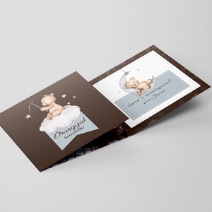Macis személyre szóló keresztszülő felkérő, Művészet, Grafika & Illusztráció, Digitális, Fotó, grafika, rajz, illusztráció, MESKA