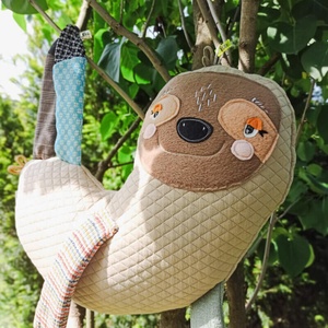 Lajhár textiljáték  - játék & sport - plüssállat & játékfigura - más figura - Meska.hu