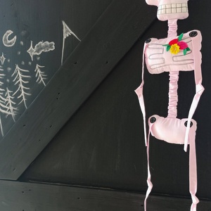 Textil csontváz - otthon & életmód - dekoráció - halloween - halloweeni dekoráció - Meska.hu