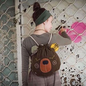 Medve hátizsák  - táska & tok - hátizsák - hátizsák - Meska.hu