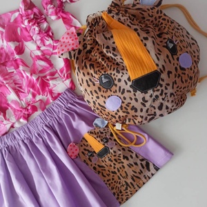 Leopárd hátizsák - táska & tok - hátizsák - hátizsák - Meska.hu