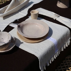 Balaton Pure madeirás fodros asztalkendő szett, Otthon & Életmód, Konyhafelszerelés, tálalás, Konyhai textil, Szalvéta, , MESKA