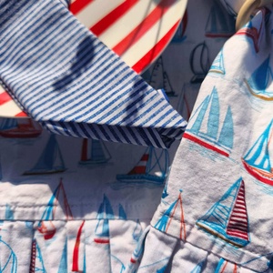 Balaton Blue fodros asztalkendő szett  - otthon & életmód - konyhafelszerelés, tálalás - konyhai textil - szalvéta - Meska.hu