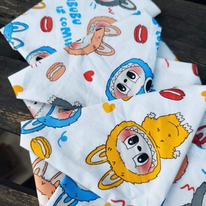 Újraszalvéta Labubu, Táska & Tok, Uzsonna- & Ebéd tartó, Szendvics csomagoló, , MESKA