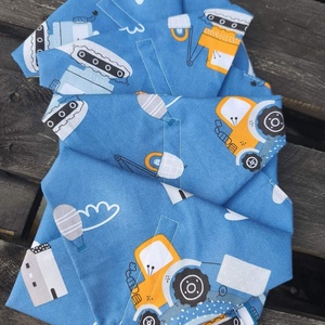 Újraszalvéta farmos  - táska & tok - uzsonna- & ebéd tartó - szendvics csomagoló - Meska.hu