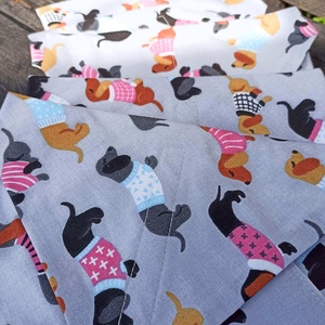 Újraszalvéta tacskó, Táska & Tok, Uzsonna- & Ebéd tartó, Szendvics csomagoló, , MESKA