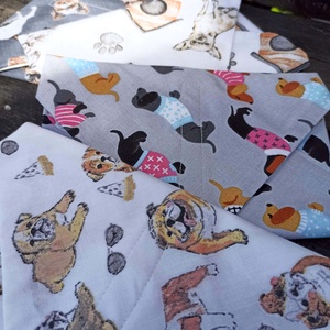 Újraszalvéta tacskó - táska & tok - uzsonna- & ebéd tartó - szendvics csomagoló - Meska.hu