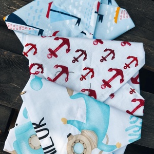 Újraszalvéta Tengerre fel! szett, Táska & Tok, Uzsonna- & Ebéd tartó, Szendvics csomagoló, , MESKA