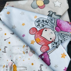 Újraszalvéta Kishercegnő szett - táska & tok - uzsonna- & ebéd tartó - szendvics csomagoló - Meska.hu