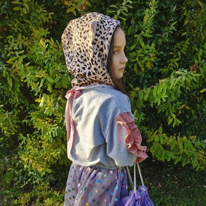 Leopárd balaklava , Ruha & Divat, Babaruha & Gyerekruha, Babasapka, , MESKA