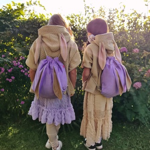 Lila gyűrt tüll szoknya - ruha & divat - babaruha & gyerekruha - szoknya - Meska.hu