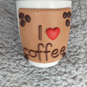 I  coffee bögre, Otthon & Életmód, Konyhafelszerelés, tálalás, Tálalás, Bögre & Csésze, Gyurma, MESKA
