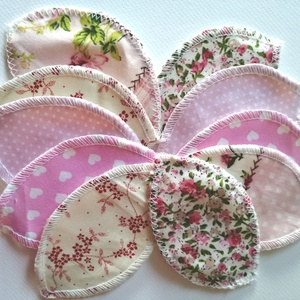 Női szirom/intim szirom - halvány rózsaszín mintás textilekből, Szépségápolás, Intim higiénia, Intimbetét, Varrás, MESKA