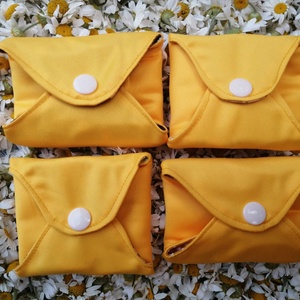 Napsugár intim betét szett /napsárga színben - szépségápolás - intim higiénia - intimbetét - Meska.hu