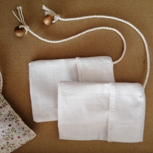 Pamut teafilter /ökomegoldás 2 db-os - otthon & életmód - konyhafelszerelés, tálalás - Meska.hu