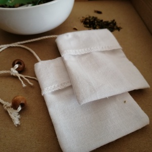 Pamut teafilter /ökomegoldás 2 db-os - otthon & életmód - konyhafelszerelés, tálalás - Meska.hu