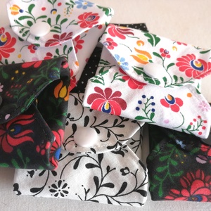 Pamut tisztasági betét szett Motívumok - szépségápolás - intim higiénia - tisztasági betét - Meska.hu