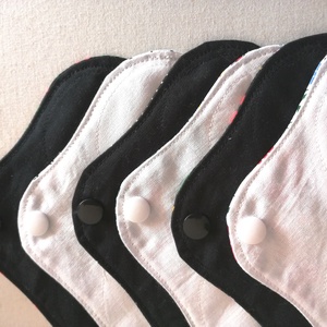 Pamut tisztasági betét szett Motívumok - szépségápolás - intim higiénia - tisztasági betét - Meska.hu