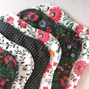 Pamut tisztasági betét szett Motívumok - szépségápolás - intim higiénia - tisztasági betét - Meska.hu