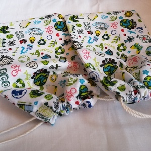 Kicsi zsák/ tartó ECO 2 db-os - szépségápolás - szappan & fürdés - szappanzsák - Meska.hu