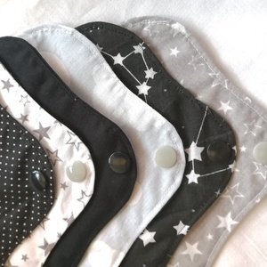 Pamut tisztasági betét szett Csillagok Tánca - szépségápolás - intim higiénia - tisztasági betét - Meska.hu