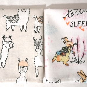 Pamut zsebkendő, Egyszer volt hol nem volt 2 db-os szettben - szépségápolás - textil zsebkendő - Meska.hu