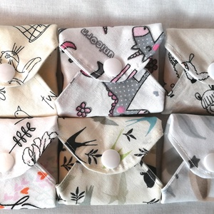 Pamut tisztasági betét szett Egyszer volt hol nem volt - Meska.hu