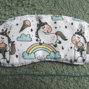 Unikornis szempárna/szemmaszk - szépségápolás - arcápolás - alvómaszk, szemmaszk - Meska.hu