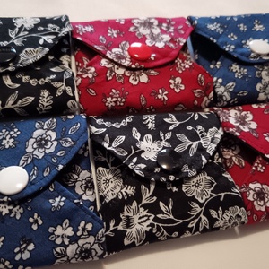 Pamut tisztasági betét szett Éjjeli virágok - szépségápolás - intim higiénia - tisztasági betét - Meska.hu