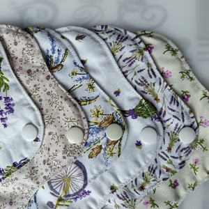 Pamut tisztasági betét szett LEVENDULA ÁLOM - szépségápolás - intim higiénia - tisztasági betét - Meska.hu