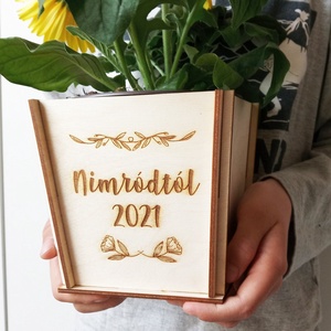 Virágcserép kaspó egyedi üzenettel - otthon & életmód - dekoráció - virágdísz és tartó - cserép & kaspó - Meska.hu