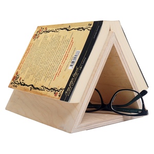 Háromszög fa könyvtámasz  - otthon & életmód - dekoráció - asztal és polc dekoráció - könyvtámasz - Meska.hu