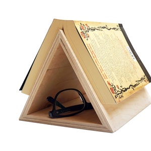 Háromszög fa könyvtámasz  - otthon & életmód - dekoráció - asztal és polc dekoráció - könyvtámasz - Meska.hu