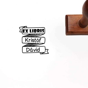 Zsinór ex libris pecsét, Könyv & Zene, Könyv, Gravírozás, pirográfia, MESKA