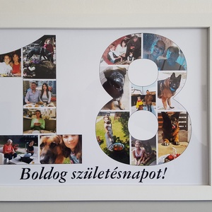 Évszámos kollázs, Otthon & Életmód, Papír, írószer, Album & Fotóalbum, Fotó, grafika, rajz, illusztráció, MESKA