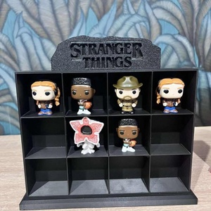 Stranger Things gyűjtői polc  12 férőhelyes Kinder figura tartó - otthon & életmód - dekoráció - asztal és polc dekoráció - dekorációs tál, tartó - Meska.hu