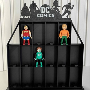 DC Comics gyűjtői polc � 16 rekeszes Kinder figura tartó, Otthon & Életmód, Dekoráció, Asztal és polc dekoráció, Dekorációs tál, tartó, Mindenmás, MESKA