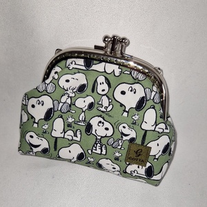Snoopy - dupla fém keretes pénztárca  - Meska.hu