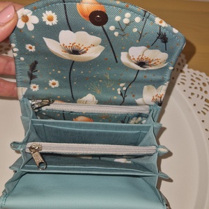 Irattartós pénztárca - M-es méret - táska & tok - pénztárca & más tok - pénztárca - női pénztárca - Meska.hu