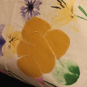 Kifordítható, díszített válltáska - táska & tok - bevásárlás & shopper táska - shopper, textiltáska, szatyor - Meska.hu