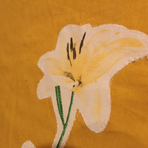 Kifordítható, díszített válltáska - táska & tok - bevásárlás & shopper táska - shopper, textiltáska, szatyor - Meska.hu