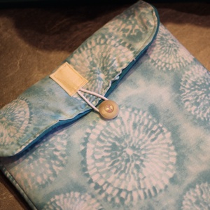 Textil laptoptartó szütyő, Táska & Tok, Laptoptáska, laptop hátizsák, Varrás, Hímzés, MESKA