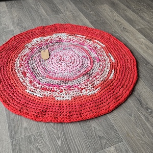 Horgolt színátmenetes szőnyeg  - otthon & életmód - lakástextil - szőnyeg - horgolt szőnyeg - Meska.hu