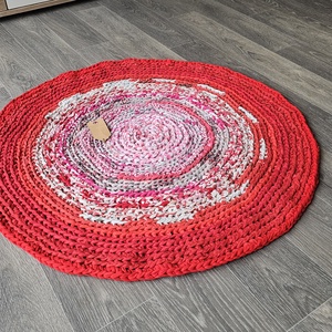 Horgolt színátmenetes szőnyeg , Otthon & Életmód, Lakástextil, Szőnyeg, Horgolt szőnyeg, Horgolás, Újrahasznosított alapanyagból készült termékek, MESKA