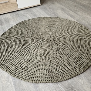 Horgolt szőnyeg zöld színvilág, Otthon & Életmód, Lakástextil, Szőnyeg, Horgolt szőnyeg, Horgolás, Újrahasznosított alapanyagból készült termékek, MESKA