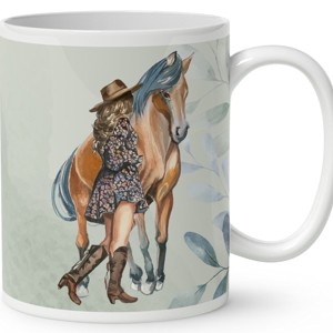 Kérd a neveddel - Szépséges lovas mintás bögre - otthon & életmód - konyhafelszerelés, tálalás - tálalás - bögre & csésze - Meska.hu