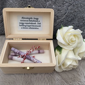 Pénzátadó doboz - esküvő - emlék & ajándék - nászajándék - esküvői pénzátadó doboz - Meska.hu